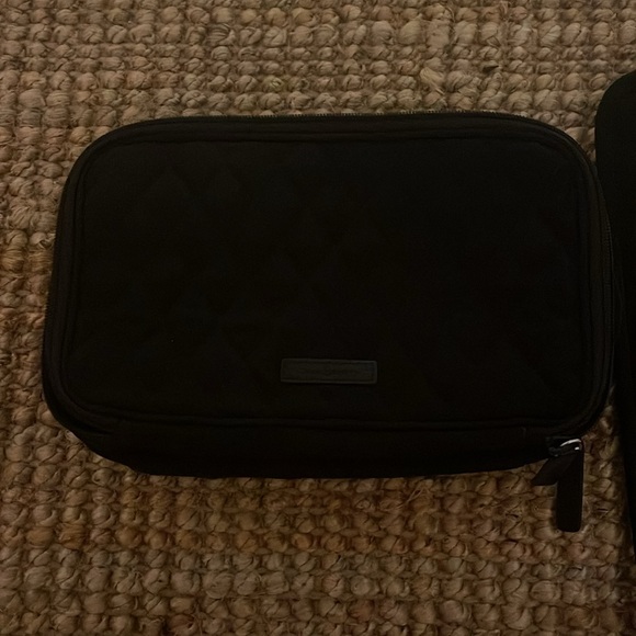 Vera Bradley makeup bag and hair straightener holder Solid Black - Picture 5 of 5